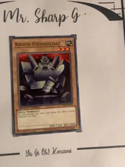 GIANT STONE SOLDIER - 1st MINTAGE SS04-DEA08 GERMAN Yu-Gi-Oh! CARD COMMON KONAMI - Image 9