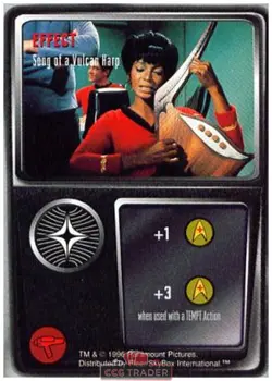 Star Trek The Card Game Song of a Vulcan Harp Near-Mint/NM Rare - Image 1