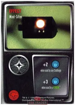 Star Trek The Card Game Mind-Sifter Near-Mint/NM Rare - Image 1