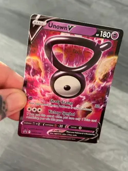 Unown V SWSH300 Black Star Promo Card Holo Pokemon TCG - Image 5