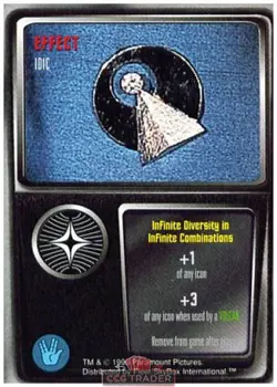 Star Trek The Card Game IDIC Near-Mint/NM Rare - Image 1