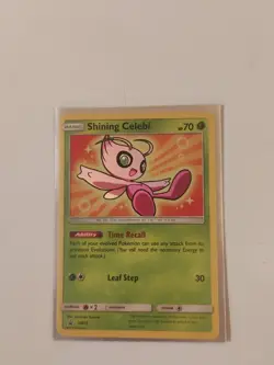 Shining Celebi Pokemon Card Time Recall Ability Leaf Step 30 HP70 - Image 1