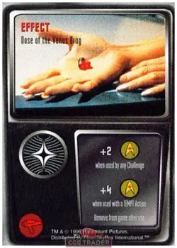 Star Trek The Card Game Dose of the Venus Drug Near-Mint/NM Rare - Image 1