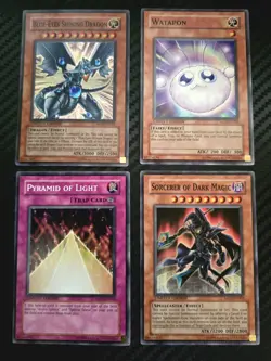 Yu-Gi-Oh! The Pyramid of Light Movie Promo Card Set - All 4 NM Promo Cards - Image 1