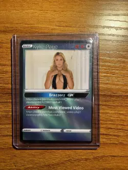 Kylie Page Exclusive Pokemon Card | Fan Art/parody Made By TIITYCIITY - Image 1