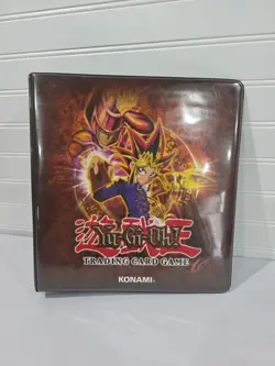 Yugioh Trading Card Game 3 Ring Binder 1996 Konami - Image 1