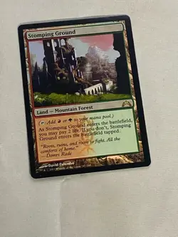 MTG FOIL Stomping Ground Gatecrash Magic the Gathering - Image 1