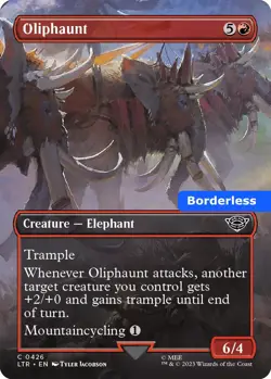 MTG Oliphaunt Lord of the Rings Common Creature - Elephant NM - Image 1