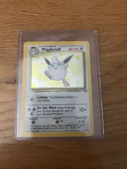 Wigglytuff 16/64 Holo Jungle Set Pokemon Card WOTC Vintage 1999 - Image 1