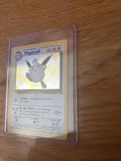Wigglytuff 16/64 Holo Jungle Set Pokemon Card WOTC Vintage 1999 - Image 4