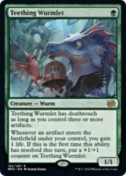 Teething Wurmlet - Near Mint MTG The Brothers' War - Image 1