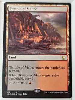 Temple of Malady - Commander: Innistrad: Crimson Vow - Magic the Gathering MTG - Image 1