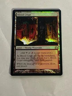 MTG FOIL Blood Crypt Return to Ravnica Magic the Gathering - Image 1