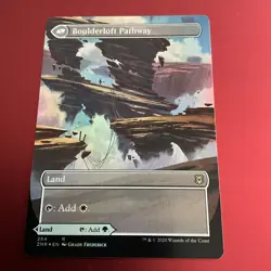 Branchloft Pathway Boulderloft Pathway - Foil - Borderless Magic MTG NM - Image 3