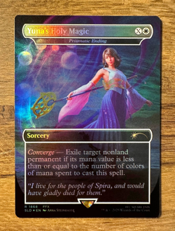 Magic MTG Final Fantasy Yuna's Holy Magic #1868 Secret Liar *FOIL* MARKED - Image 1