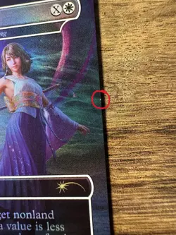 Magic MTG Final Fantasy Yuna's Holy Magic #1868 Secret Liar *FOIL* MARKED - Image 2