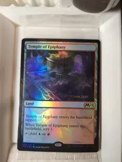 Temple of Epiphany - Sealed Foil Prerelease Promo M21 - Magic the Gathering MTG - Image 1