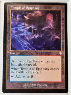 Temple Of Deceit - Retro Frame- The Brother's War- Magic the Gathering MTG Nice! - Image 1