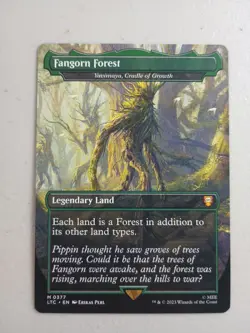 Magic the Gathering Fangorn Forest 0377 Yavimaya Regular Borderless NM MTG - Image 1