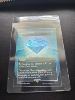 Chaos Emerald Light Blue 7036 (Lotus Petal) MTG Sonic The Hedgehog Secret Lair - Image 3