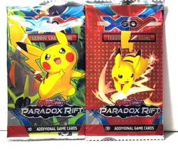 Lot of 2 Pokemon Scarlet and Violet Paradox Rift Booster Packs - Image 1
