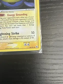 Pokemon TCG Lanturn 38/101 Hidden Legends Vintage Holo Uncommon Nintendo LP - Image 5