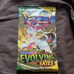 Evolving Skies-Pokemon TCG Sword & Shield Booster Pack Factory Sealed- New - Image 1