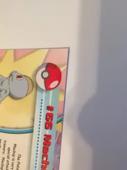 Topps Machop #66 Black Logo NM/LP TV Animation Series 1, Pokemon - Image 5