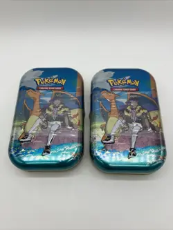POKEMON Crown Zenith Mini Tin Leon Charizard New Sealed (Lot Of 2) - Image 1