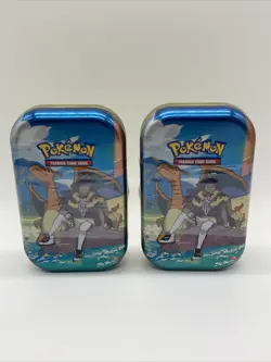POKEMON Crown Zenith Mini Tin Leon Charizard New Sealed (Lot Of 2) - Image 3