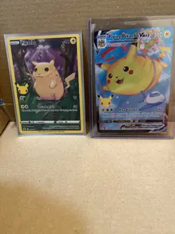 Pokemon Celebrations Pikachu And Flying Pikachu VMAX 005/025 & 007/025 - Image 1