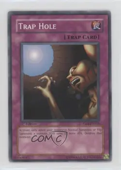 Trap Hole 1st Ed. YuGiOh Jaden Yuki Starter Deck #YSDJ-EN034 2007 0yj1 - Image 1