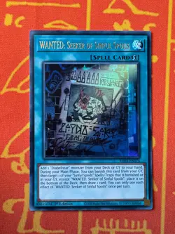 YUGIOH WANTED: SEEKER OF SINFUL SPOILS ULTRA RARE NM RA03-EN074 - Image 1