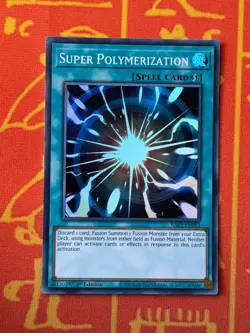 YUGIOH SUPER POLYMERIZATION SUPER RARE 1ST NM RA03-EN053 - Image 1