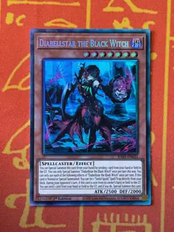 YUGIOH DIABELLSTAR THE BLACK WITCH COLLECTORS RARE NM RA03-EN032 - Image 1