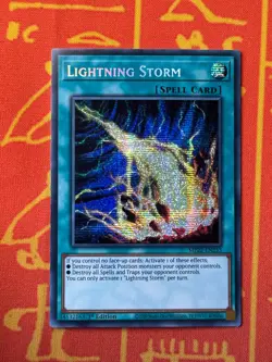 YUGIOH LIGHTNING STORM PRISMATIC SECRET RARE NM MP22-EN253 - Image 1