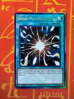YUGIOH SUPER POLYMERIZATION ULTIMATE RARE 1ST NM RA03-EN053 - Image 1