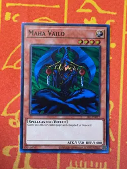 YUGIOH MAHA VAILO SUPER RARE NM SRL-EN012 25TH ANNIVERSARY REPRINT - Image 1