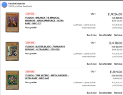 Private auction for bel5156 - Lot of 3 Yugioh original cards. - Image 1