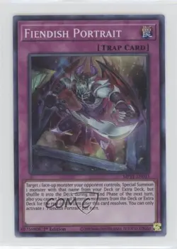 Fiendish Portrait (SR) 1st Ed. YuGiOh Tin of Ancient Battles #MP21-EN033 00jz - Image 1