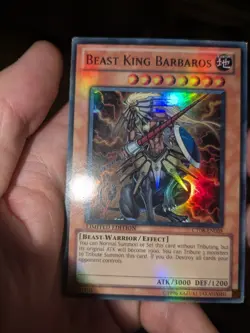 Yugioh Beast King Barbaros CT08-EN005 Super Rare - Image 1