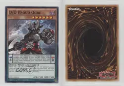 D/D Proud Ogre 1st Ed. YuGiOh Pendulum Domination Structure Deck #SDPD-EN014 0b5 - Image 3