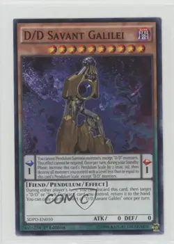 D/D Savant Galilei 1st Ed. YuGiOh Pendulum Domination Structure Deck 0b5 - Image 1