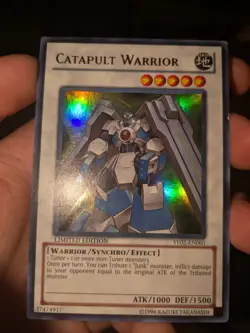 YUGIOH Ultra Rare Catapult Warrior YF02-EN001 - Image 1
