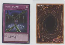 Fiendish Chain 1st Ed. YuGiOh Starter Deck: Link Strike #YS17-EN039 00jz - Image 3