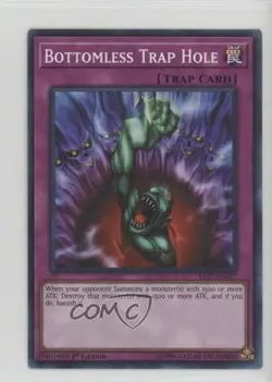 Bottomless Trap Hole 1st Ed. YuGiOh Starter Deck: Link Strike #YS17-EN037 0b5 - Image 1