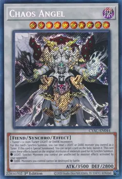 YuGiOh TCG Cyberstorm Access Secret Rare Chaos Angel CYAC-EN044 - Image 1
