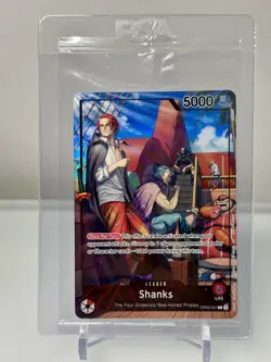 SEALED One Piece SHANKS OP09-001 - Promo Card PSA July 2025 - Image 1