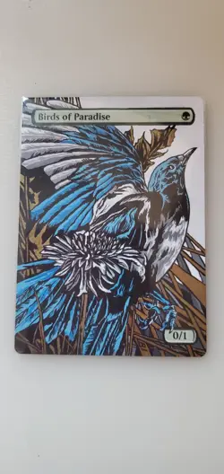 altered art mtg hand painted - Image 1