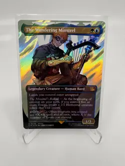 The Wandering Minstrel (Borderless) (Surge Foil) Final Fantasy Foil - Image 1
